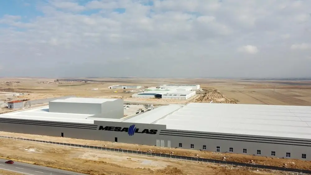 Mesalas fabrikası — havadan görünüm