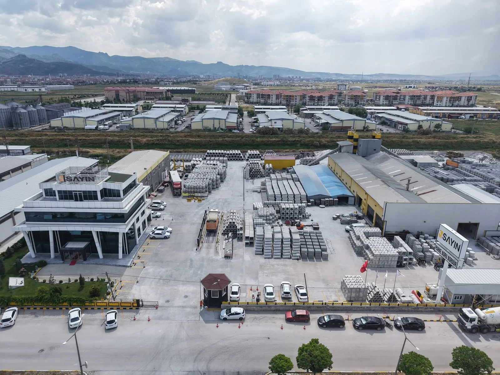Parke, boru ve bordür üretim tesisi — Afyonkarahisar